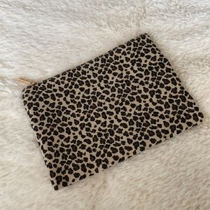 Jouer Leopard Print IT Bag - makeup bag or evening clutch